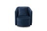 Кресло вращающееся, велюр темно-синий  73*72*82см - TT-00002008