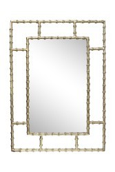 Зеркало настенное в раме "Бамбук" цвет золото 99*71*1,9см (TT-00011735)