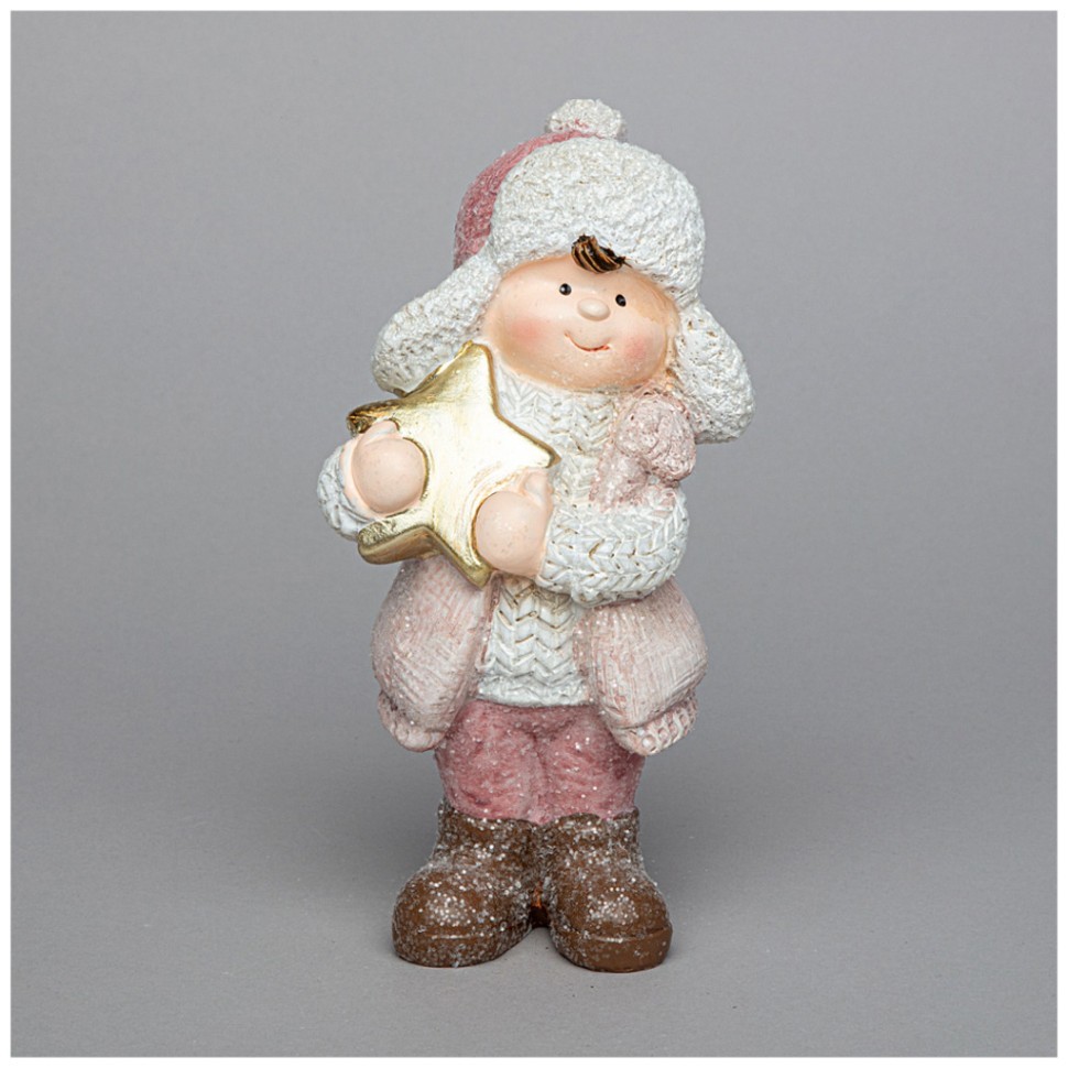 Фигурка "мальчик со звездой" 8*6,5*15,5 см Lefard (248-163)