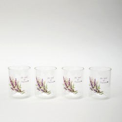 Набор стаканов "душа прованса" из 4-х шт. 360 мл Agness (887-283)