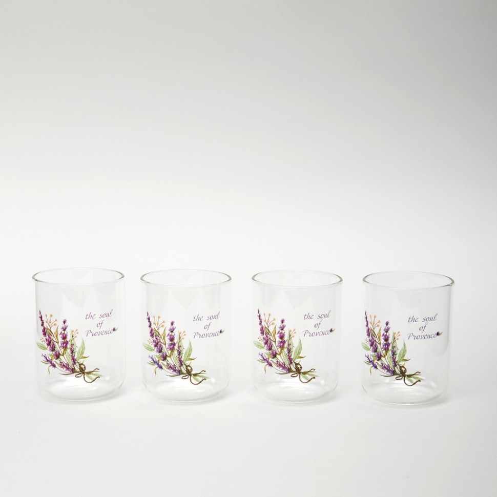 Набор стаканов "душа прованса" из 4-х шт. 360 мл Agness (887-283)