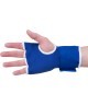 Внутренние гелевые перчатки с ремнями на запястьях, синие (809802)