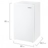Холодильник SONNEN DF-1-11 однокам объем 92 л мороз камера 10 л 48х45х85 см белый 454790 (1) (93976)