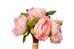 Букет розовых пионов 30см (12) - TT-00000027