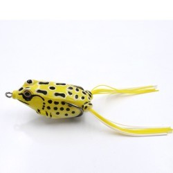Лягушка-незацепляйка Namazu FROG, 45 мм, 6 г, цвет 16, YR Hooks (BN) #1 N-F45-6-16 (87635)