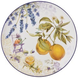Набор тарелок обеденных lefard "прованс лимоны" 2 шт. 25,5 см Lefard (104-575)