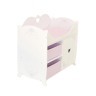 Кроватка-шкаф для кукол серия  Розали  Мини, цвет Бьянка (PRT120-03M)