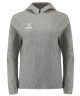 Худи на молнии женское JOGEL ESSENTIAL Athlete Hooded FZ Jacket W, серый (2111635)