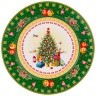 Тарелка обеденная lefard "елка" 27 см зеленая Lefard (85-1605)