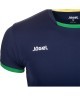 Футболка волейбольная JVT-1030-093 темно-синий/зеленый (430339)