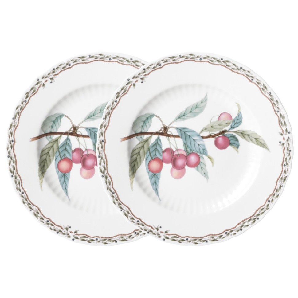 Набор тарелок закусочных lefard "fruit garden" 2 шт. 20,5 см Lefard (590-645)