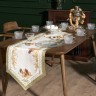 Дорожка "золотая курочка" 45х300см, 100% хлопок, твил Lefard (850-767-32)