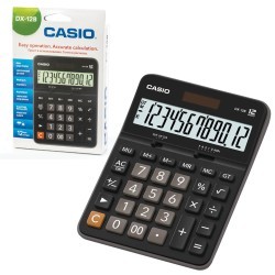 Калькулятор настольный Casio DX-12B-W-EC 12 разрядов 250383 (64926)