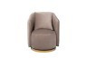 Кресло вращающееся велюр жемчужно-серый 73*72*82см - TT-00002007