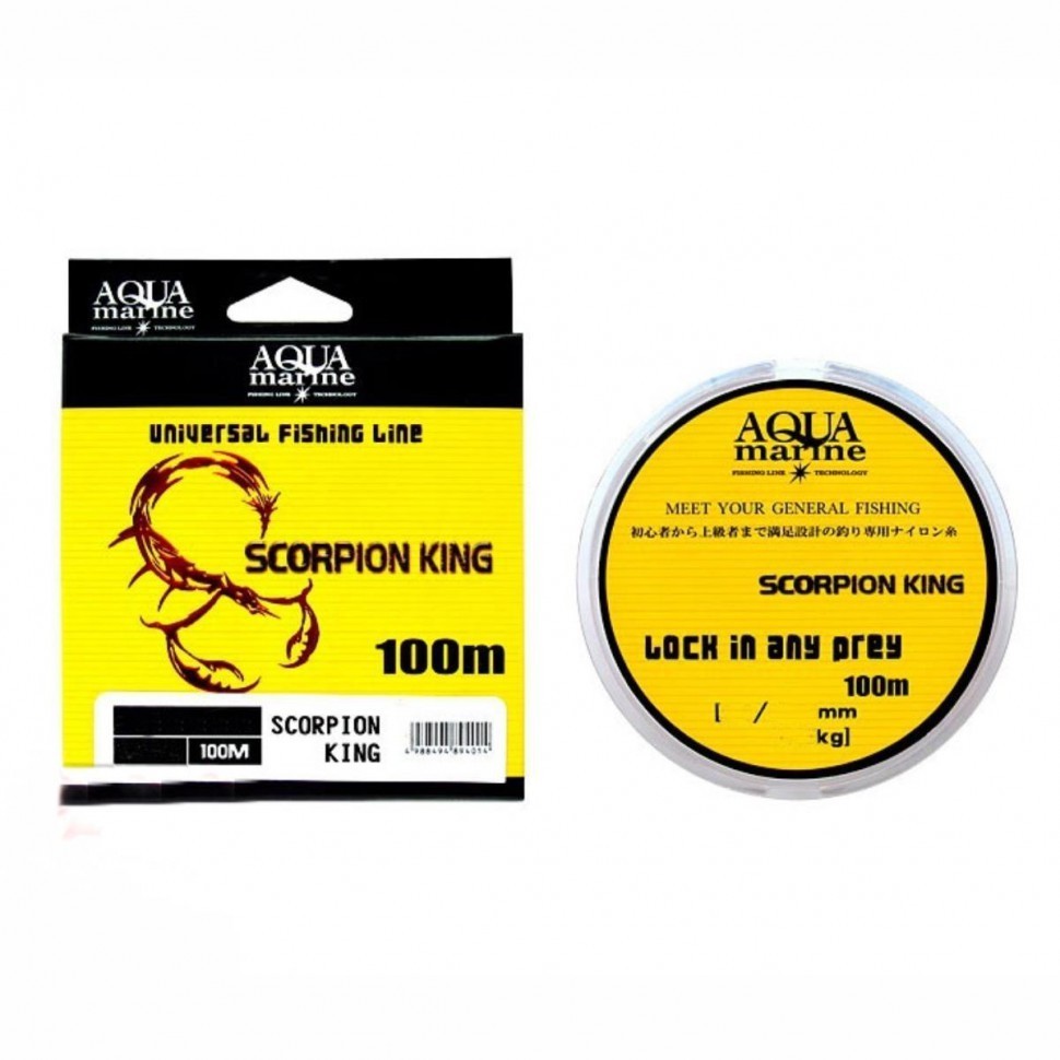 Леска YGK Scorpion King 0.4 / 0,105мм 50м (1,08 кг) прозрачная 1818528 (76050)