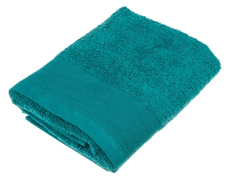 Полотенце 50*90 см, 100% хлопок, плотность 450 г/м2 цвет изумрудный SANTALINO (982-079)