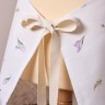 Фартук "ирисы", 85х70см 100% хлопок,белый,твил,пропитка SANTALINO (850-743-71)