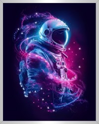 Картина В окружении галактики с кристаллами Swarovski (3340)