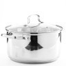 Кастрюля с крышкой 6,1 л нерж/сталь "Swisgold" (х6) " (18078-1)