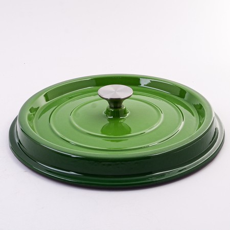 Кастрюля чугун 6,2 л эмаль/покрытие зелёная Mayer&Boch (40637)