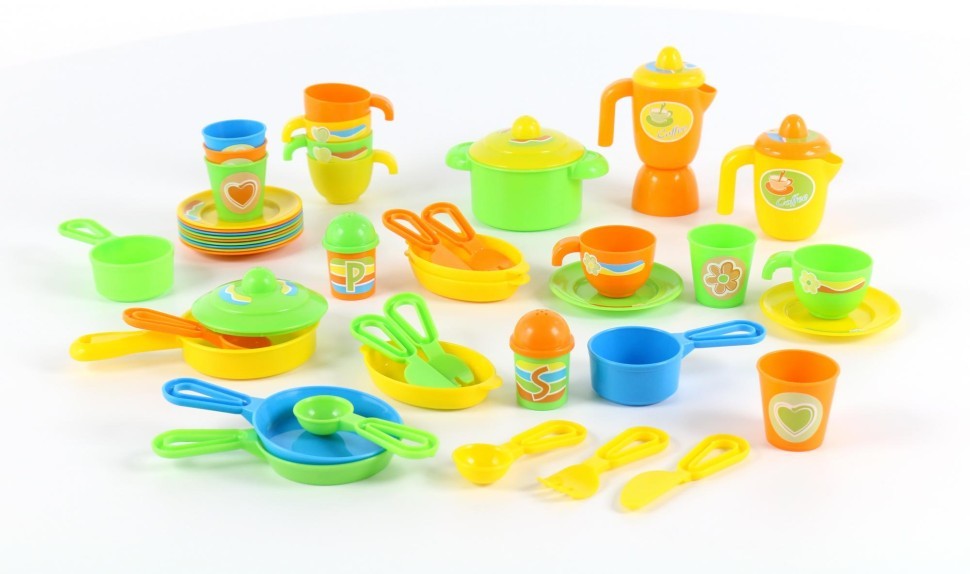 Набор детской посуды (50 элементов) (в коробке) (67906_PLS)