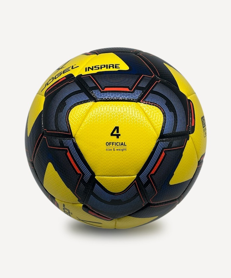 Мяч футзальный JOGEL Inspire №4, желтый (2119407)