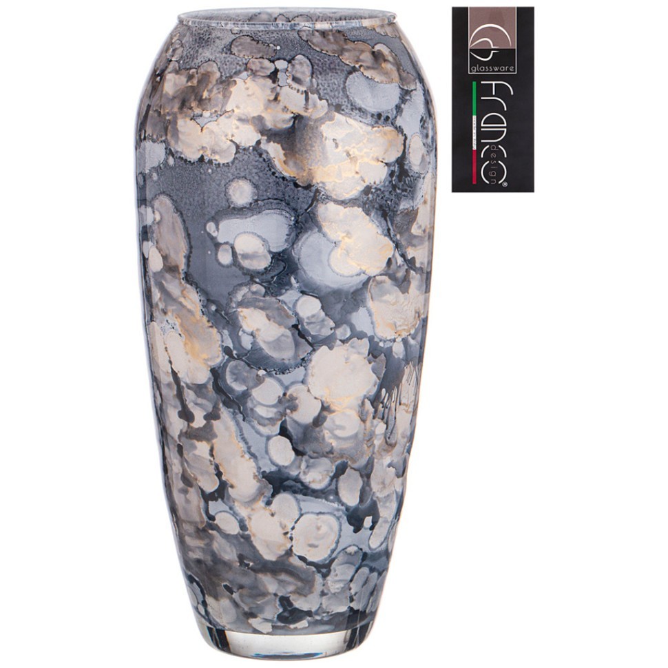 Ваза fidelis "aurora" black высота 26см FRANCO (316-1760)