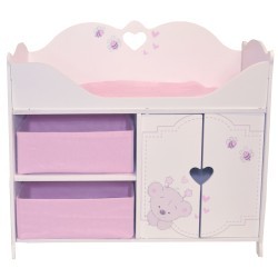 Кроватка-шкаф для кукол серия  Рони Мини, стиль 1 (PRT220-01M)
