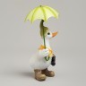 Статуэтка "утка под зонтиком" 10,5х12х20 см Lefard (121-160)