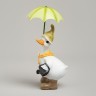 Статуэтка "утка под зонтиком" 10,5х12х20 см Lefard (121-160)