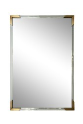 Зеркало прямоугольное с золотыми вставками 61*92см (TT-00010376)
