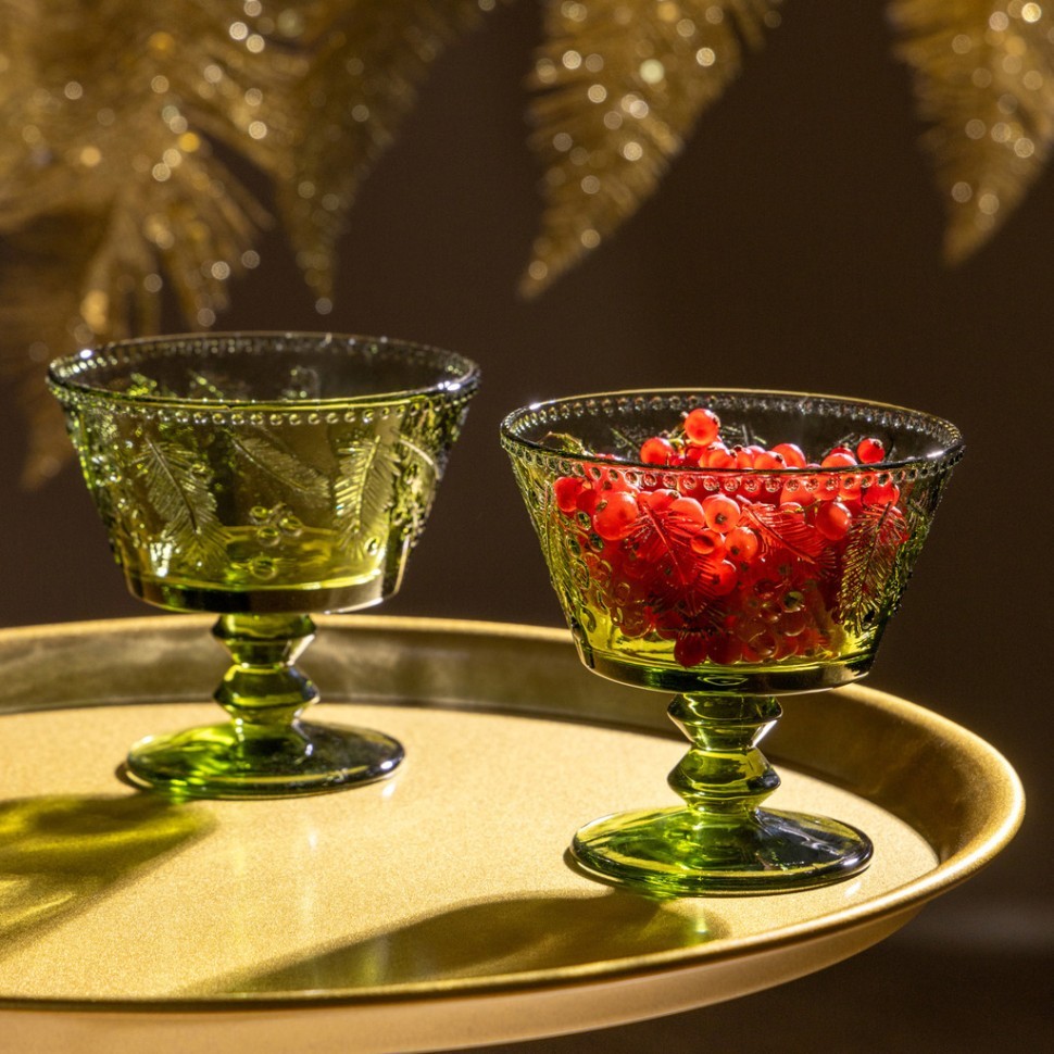 Набор креманок "celebration" green, 2 шт/280 мл Lefard (355-402)