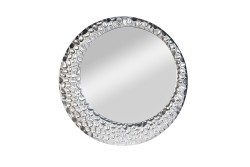 Зеркало круглое рама полиуретан серебро  d100*4,0см - TT-00006044