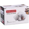 Набор для специй на подставке 4 предмета стекло/нерж Mayer&Boch (40490)