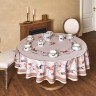 Скатерть круглая "passage" 190см ,капучино, 100% хлопок,твил,пропитка Lefard (850-760-25)