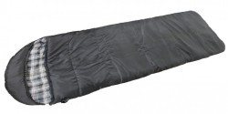 Спальный мешок с капюшоном Следопыт 180+35х90 см черный PF-SB-49 (88542)