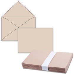 Конверты почтовые С4 без клея, крафт, треугольный клапан, 500 шт (65222)