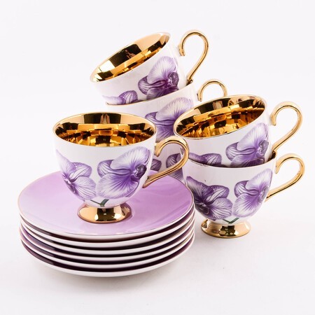 Чайный/наб 12пр 200мл фарфор ПРЕМИУМ LR (60313)