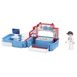 Игровой набор больница с фигуркой медсестрой в чемоданчике (32214EF-CH)