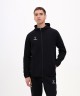 Худи на молнии JOGEL ESSENTIAL Athlete Hooded FZ Jacket, черный (2114045)