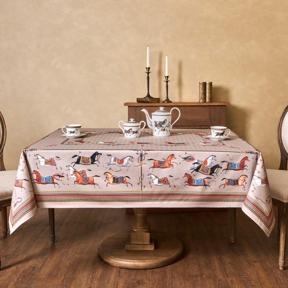 Скатерть "passage" 140х180см ,капучино, 100% хлопок с пропиткой,твил Lefard (850-760-2)