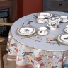 Скатерть круглая  "passage" ,d190см, 100% хлопок,твил c пропиткой, серый Lefard (850-761-25)