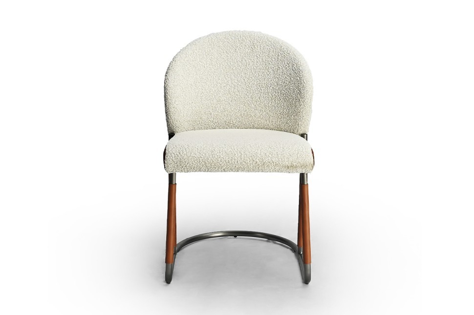 Стул обеденный, экокожа кремовый/терракота 63*54*83см (TT-00013061)