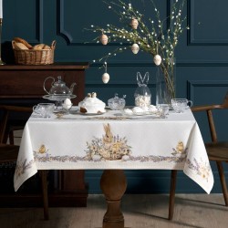 Скатерть "лавандовая весна" 110х140см, 100% хлопок, твил, с пропиткой Lefard (850-768-20) Скатерть "лавандовая весна" 110х140см, 100% хлопок, твил, с пропиткой Lefard (850-768-20)