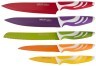 Набор ножей нжс с цвет.полимерным покртыем на складывающейся подставке 6пр. (кор=12набор.) Agness (911-505)