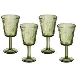 Набор бокалов "щелкунчик" green, 4 шт/280 мл Lefard (355-412-11)