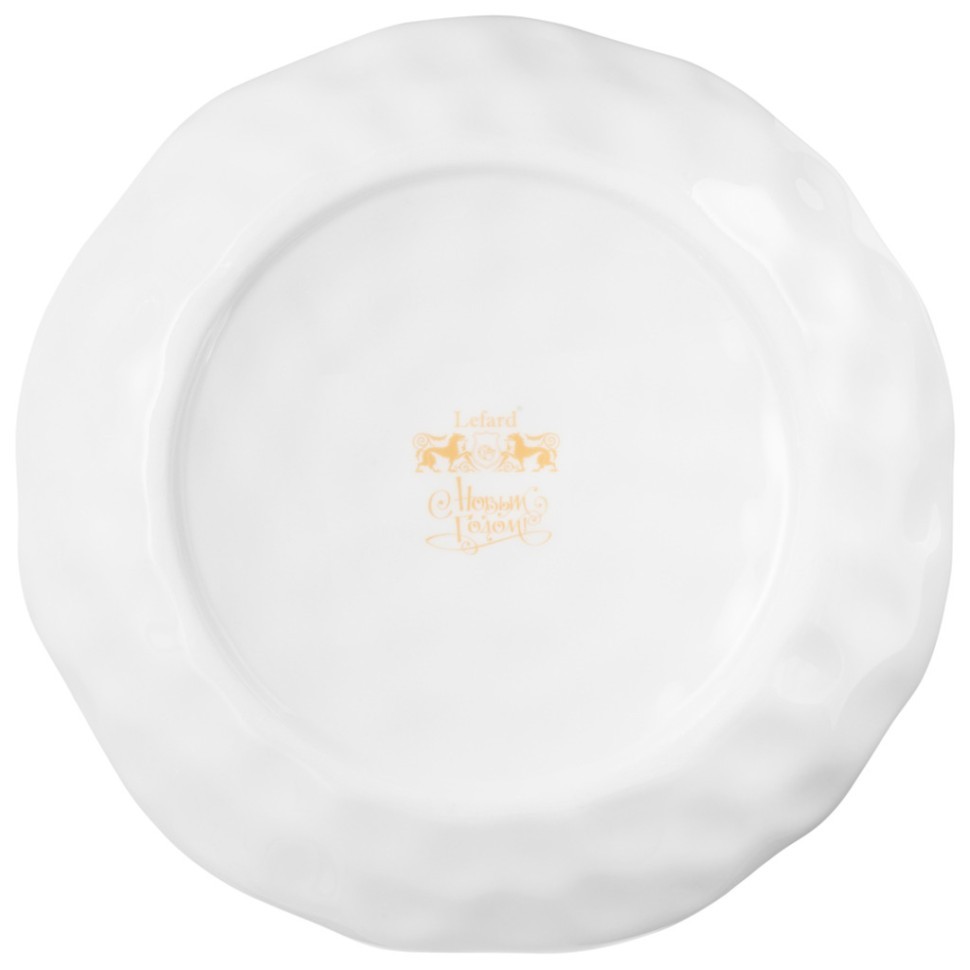 Тарелка закусочная lefard "с новым годом!" 23*3,5 см. (358-2440) 