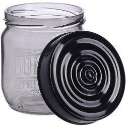 Банка для сыпучих 425 мл. черный Mayer&Boch (80761)