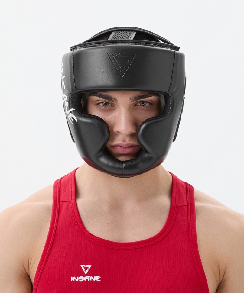 Шлем закрытый INSANE IMPACT, ПУ, черный (2117794)