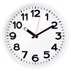 Часы настенные Troykatime (Troyka) 78771783 круг белые белая рамка 30,5х30,5х3,5 см 455739 (1) (89886)